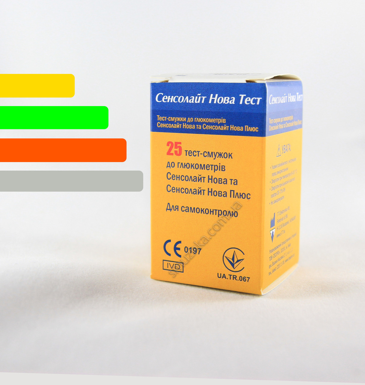 Тест-полоски Sensolite Nova Тest #25 - Сенсолайт Нова #25 шт.: продажа ...