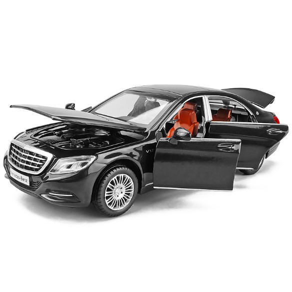 Колекційна машинка Mercedes Benz S600 (чорна), фото 1