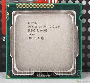 Процесор Intel Core i7-2600K 3.40 GHz / 5 GT / s / 8 MB, s1155 (BX80623I72600K), Tray, б/у