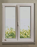 Вікно металопластикове двостулкове Рехау Rehau 70