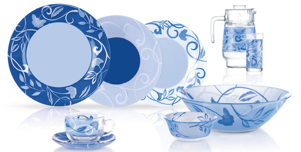Plenitude Blue Сервіз столовий 46 пр. Luminarc N4871