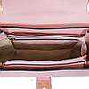 Сумка розовая с ручка в виде цепочки, фото 5