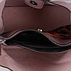 Сумка бузкова з матовою екошкіра, фото 4