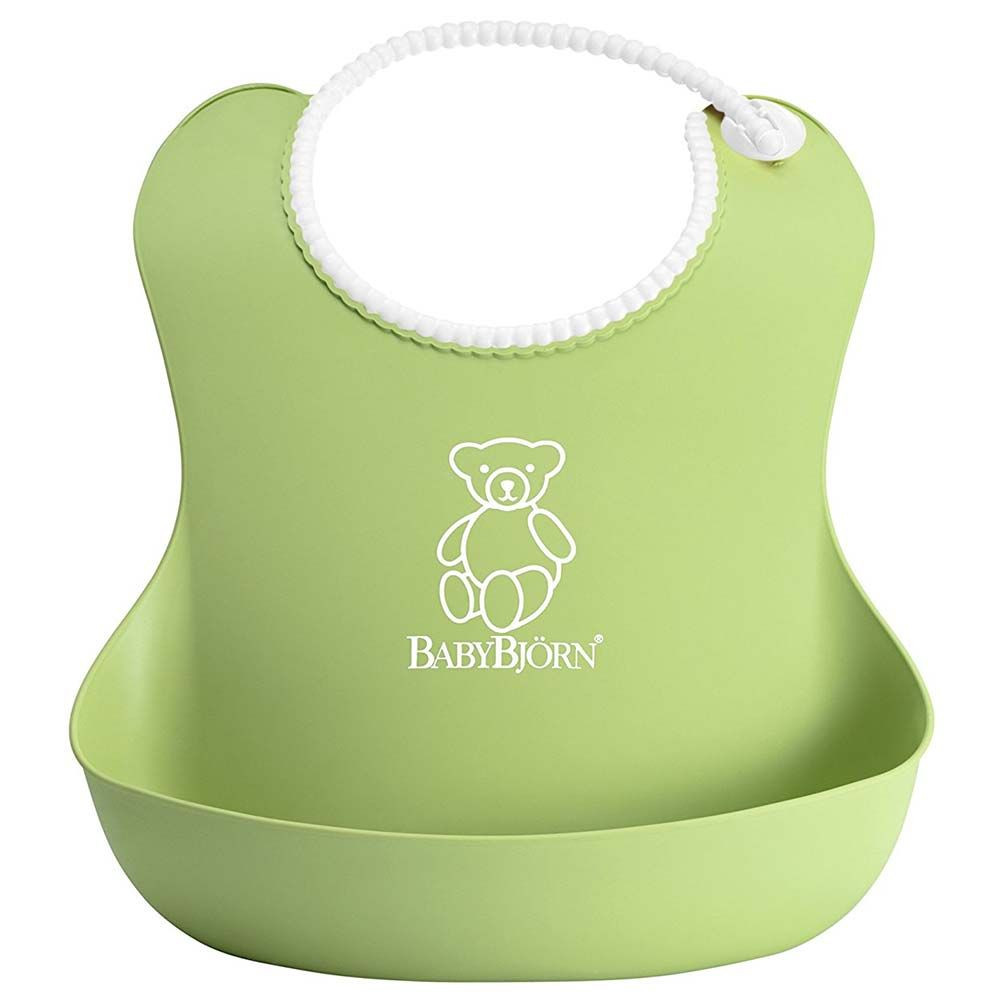 Нагрудник Soft Bib, BabyBjorn; Колір — Зелений