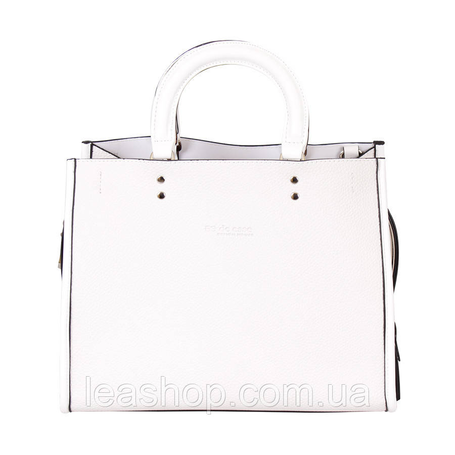 Сумка Біла з якісної екошкіра, фото 1