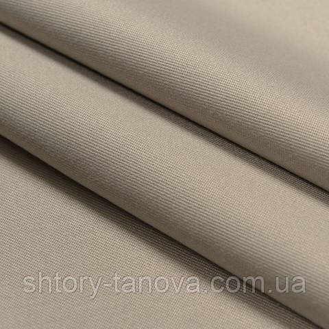 Декоративна тканина для штор однотонна сірий