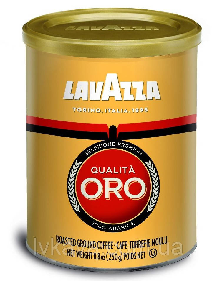 Кофе молотый Lavazza Qualita Oro , 250г , ж\б - фото 1 - id-p724603283