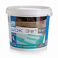 Хімія для басейну PG chemicals,PG-35 Шок Bluetab 56% в таблетках 20г, 5 кг