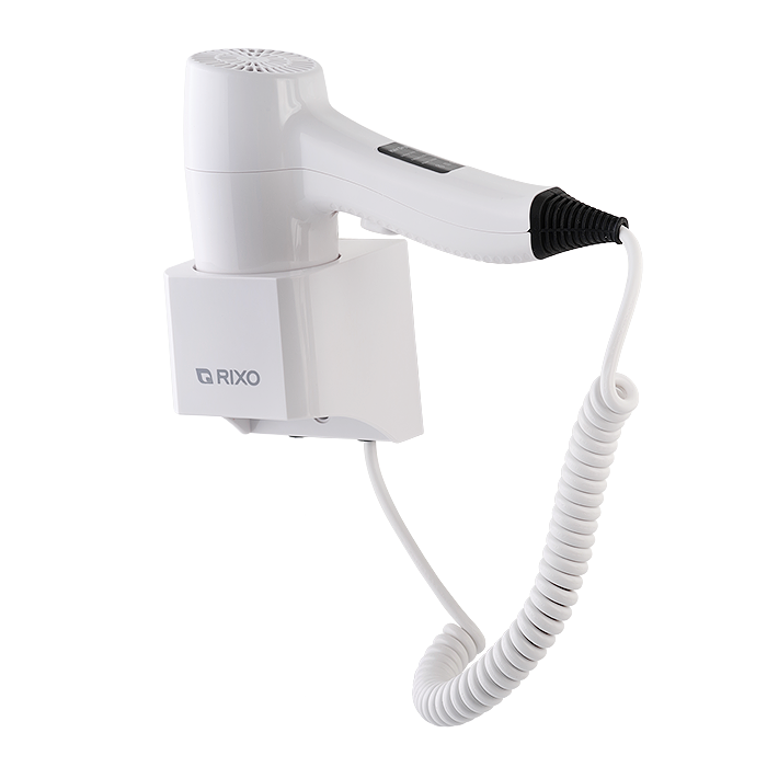 Фен для сушіння волосся настінний rixo maggio f30w