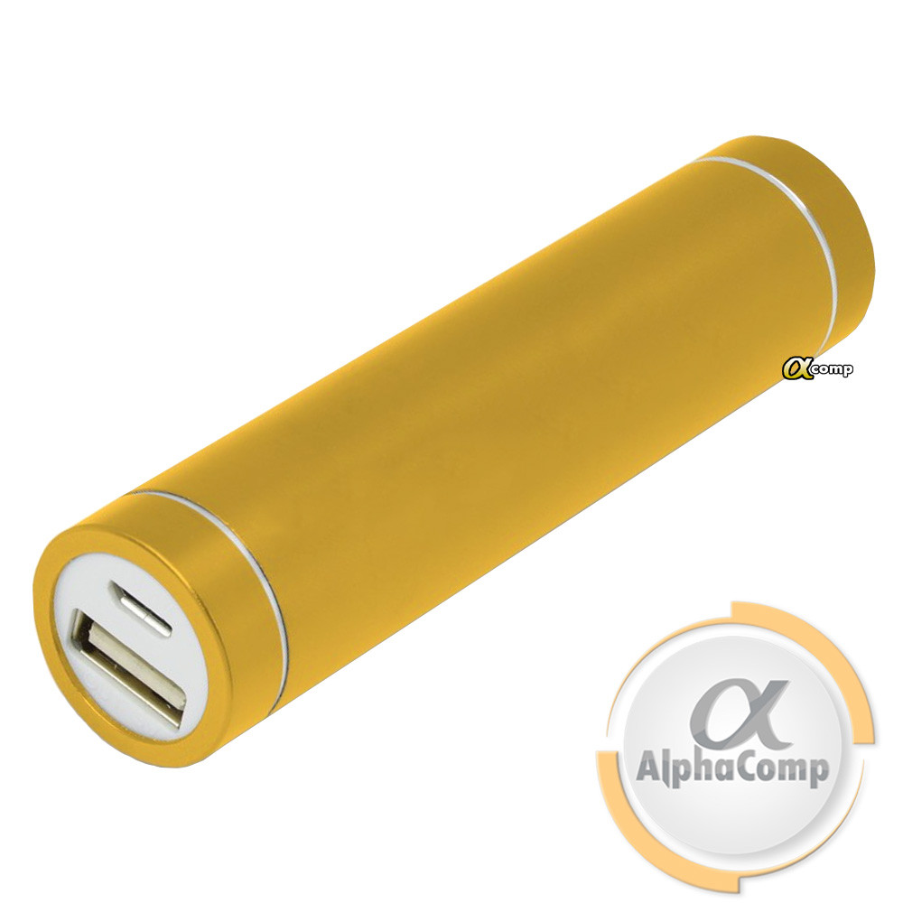 Корпус Power BANK (без АКБ, 1×18650) алюміній, gold P5GL