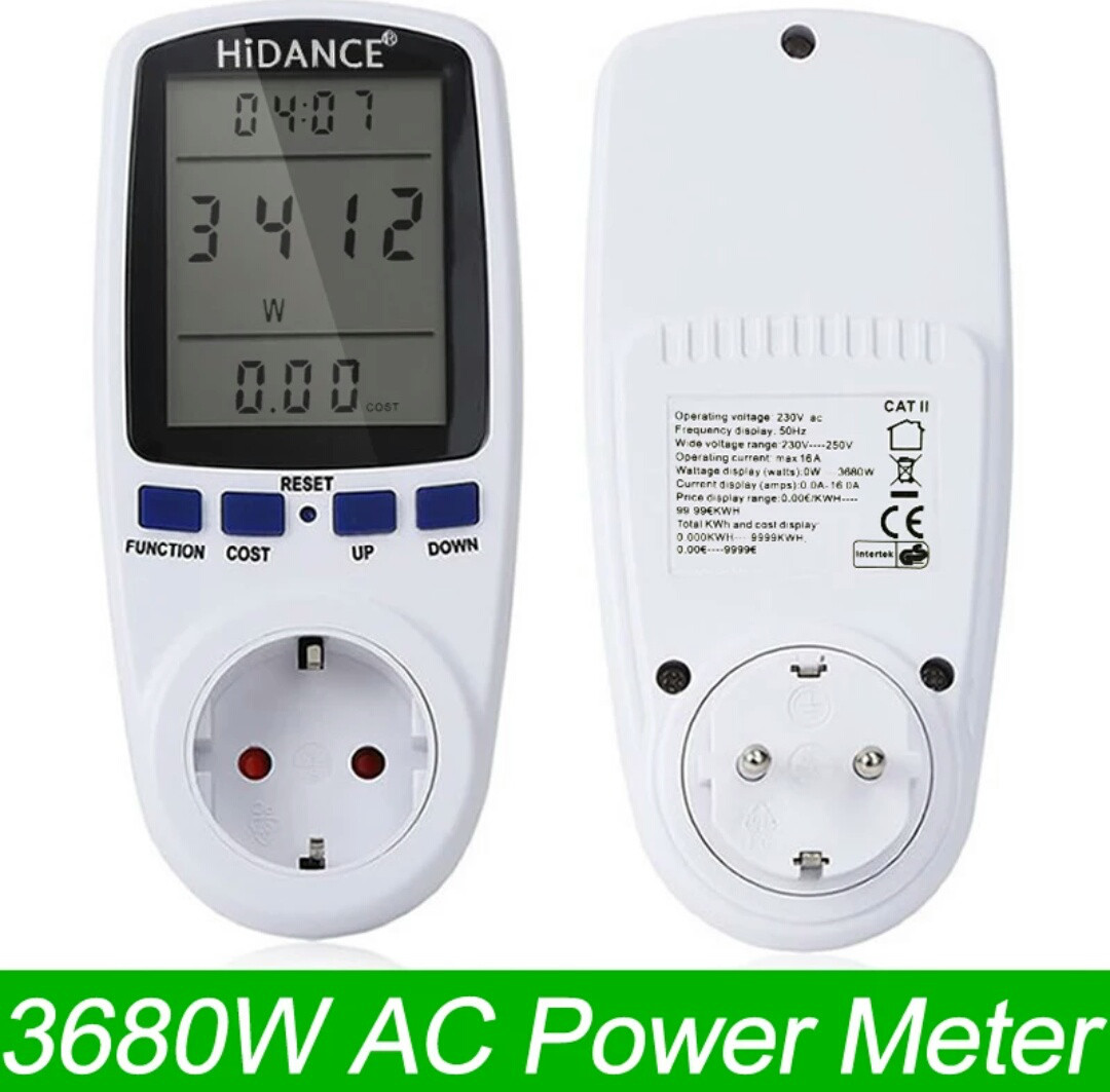 Вольтметр Ватметр лічильник Енергії HiDANCE 3680 W