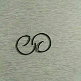 Кільце стопорне пальця бензинового двигуна 188f, фото 2