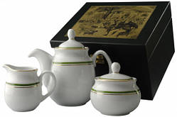 GREEN LINE TEA SET 400ml Фарфоровий Сервіз Грін Лайн