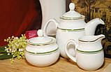 GREEN LINE TEA SET 400ml Фарфоровий Сервіз Грін Лайн, фото 2