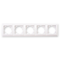 Рамка 5-ти місцева Gunsan Visage, VS 28 11 146, біла