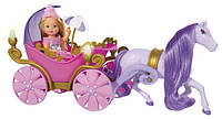 Кукла Еви в карете с лошадкой Evi Simba