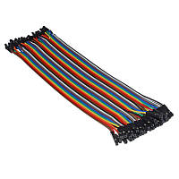 Дріт для Arduino, мама-мама, 40жил шлейф 20 см, перемички