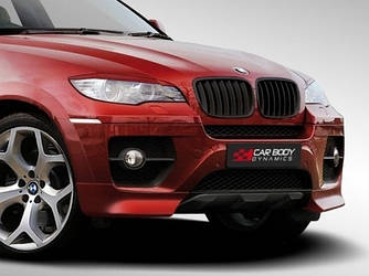 Губа BMW X6 E71 тюнінг переднього бампера