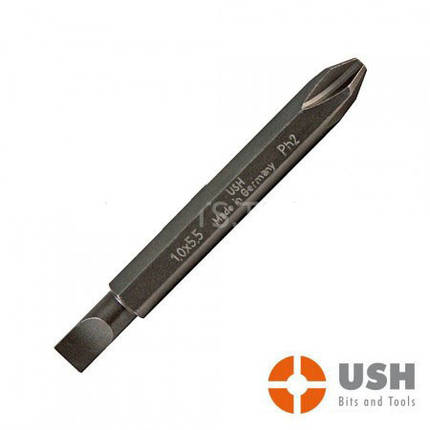 Біта двостороння USH PH2*SL5.5, фото 1