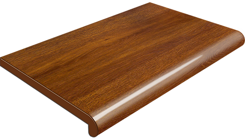 Подоконник Plastolit 600 мм, золотой дуб глянец (Пластолит)