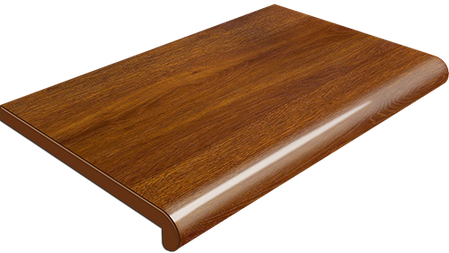 Подоконник Plastolit 600 мм, золотой дуб глянец (Пластолит), фото 1