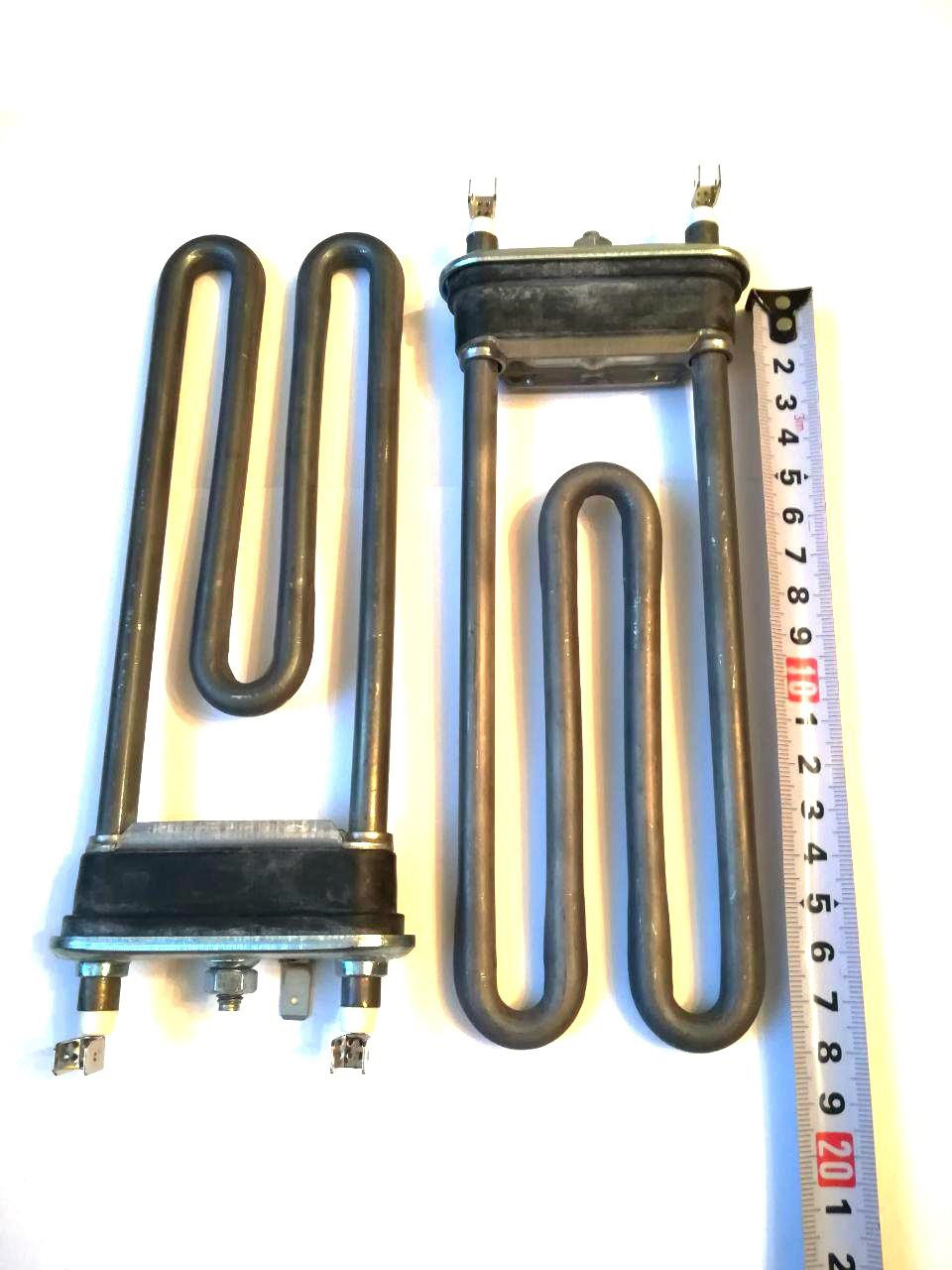 Тен на пральну машину 1950W / L=185мм (без отвору під датчик) / Thermowatt (Італія)