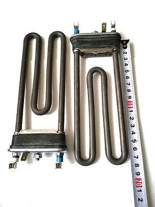 Тен на пральну машину 1500W / L=182мм (без отвору під датчик) / Thermowatt (Італія), фото 1