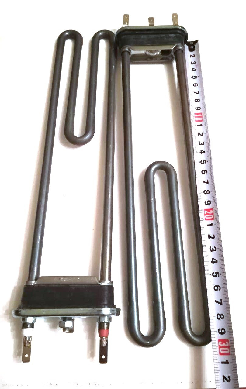 Тен на пральну машину 2000W / L=304мм під датчик / Thermowatt (Італія)