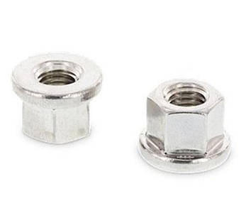 Гайка висока М16 з буртиком DIN 6331 з нержавійки, фото 3