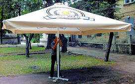 Зонт з тентом з тканини Барселона розмір 2,5х2,5 м Україна