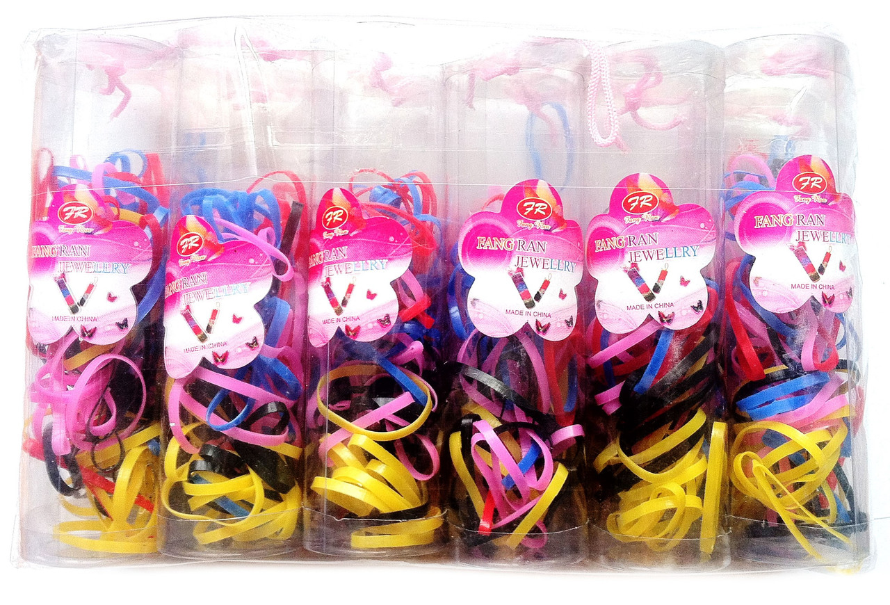 Гумка силіконова в банці, кольорова