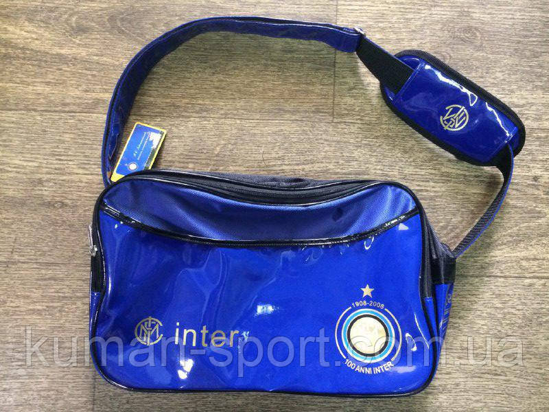 Сумка глянець велика клубна INTER