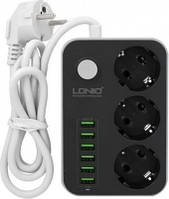 Мережевий фільтр LDNIO SC3631 1.6 м 3роз + 6 USB