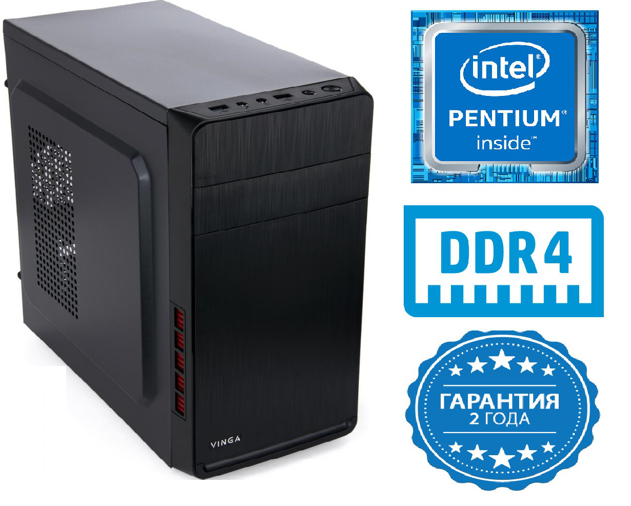 Персональний комп'ютер Office! Intel G5400 / DDR4_4GB / HDD_500GB / IntelHD