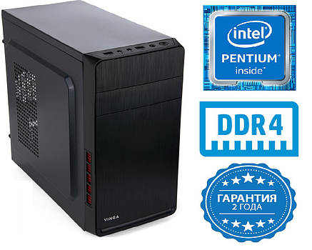 Персональний комп'ютер Office! Intel G5400 / DDR4_4GB / HDD_500GB / IntelHD, фото 1