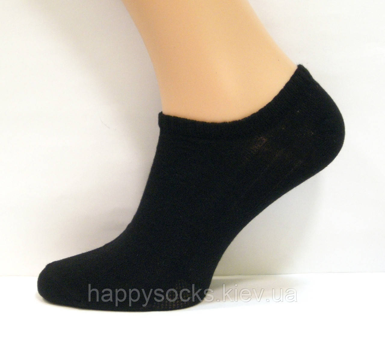 Шкарпетки в сіточку чоловічі чорного кольору 44-46р