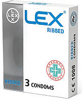 Презервативы "LEX" ребристые (3 шт)