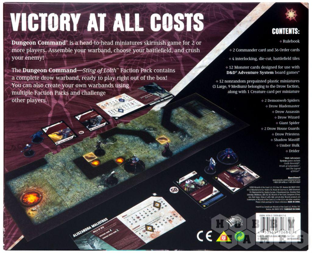 Dungeons and Dragons, Dungeon Command Sting of Lolth (ID724937787), цена 970 ₴, купить на Prom.ua