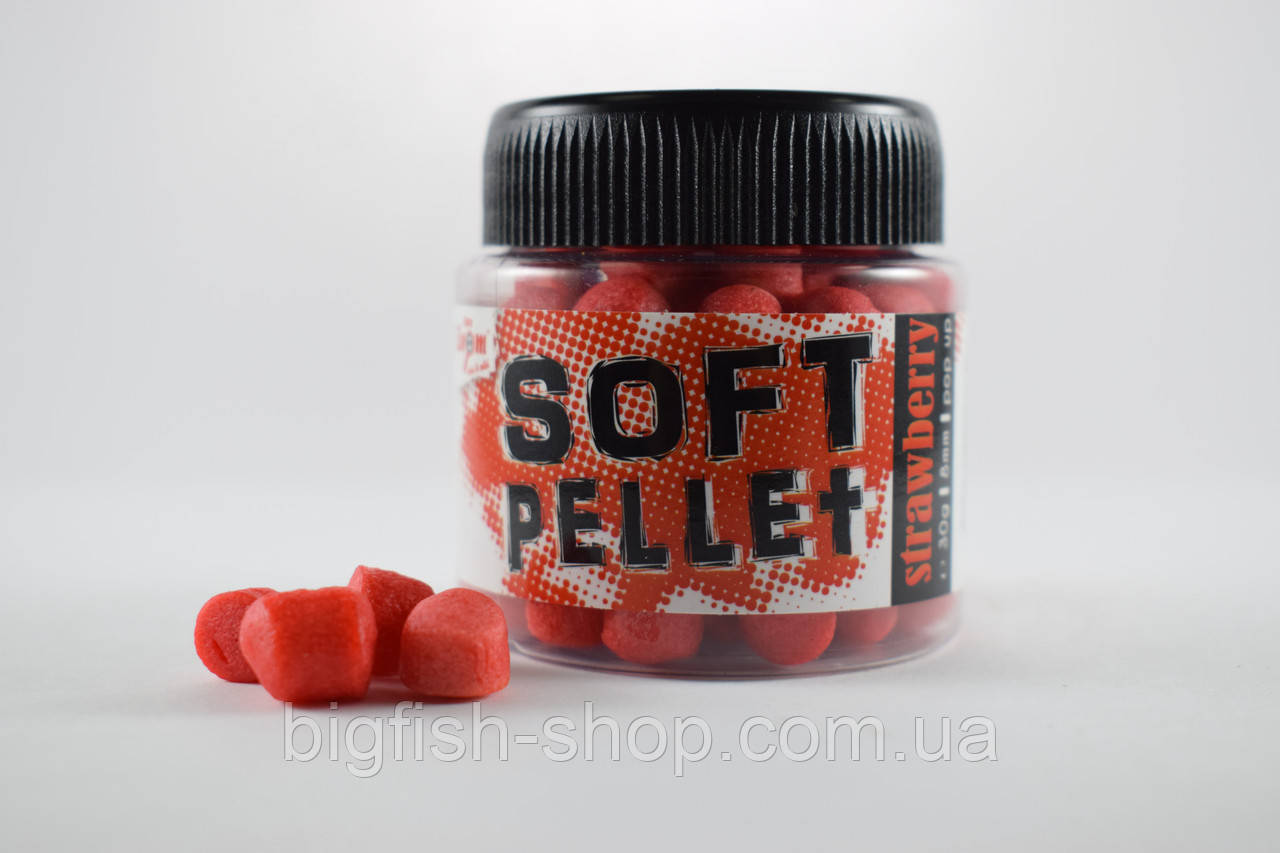 Насадковий пелетс Carp Zoom Soft Pellet (Полуниця)