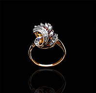 Золотое кольцо с бриллиантами С18Л1№11