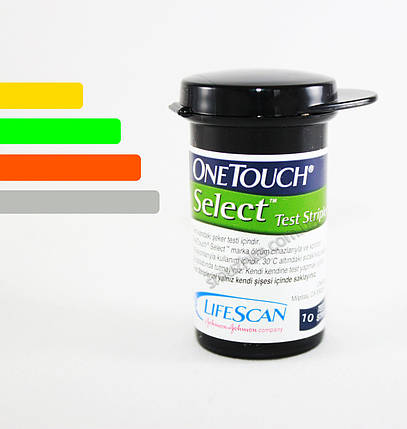 Тест-смужки One Touch Select LifeScan #10 - Ван Тач Селект #10 шт., фото 1
