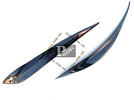 Вії на фари "AV-Tuning" RENAULT Dokker 3d 2012-н.в. - Накладки на оптику декоративні Рено Докер