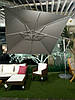 Вулична сонцезахисна парасолька для дому на бічній нозі Sunwing (Швейцарія) готелю, тераси, ресторану, фото 4