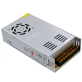 Блок живлення 12V 30A 360W у перфорованому корпусі