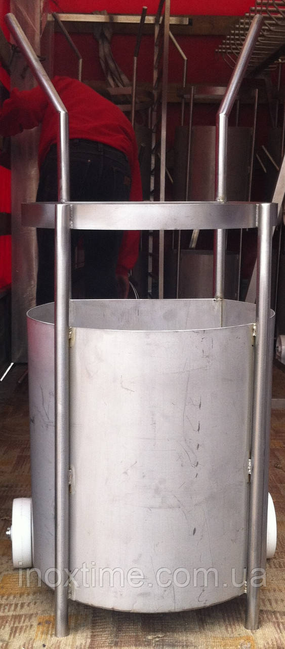 Візок для коптильних палиць із високим кошиком