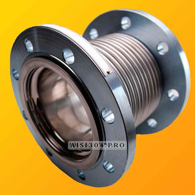 Купить Сильфонные компенсаторы нпп компенсатор фланцевый (нержавеющая ...