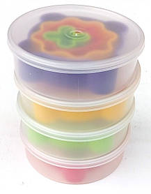 Набір форм для печива з пластику (4 форми + коробочка для зберігання) (ПП КВВ)