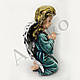 Статуетка Янголятко на колінах 32 см, фото 2