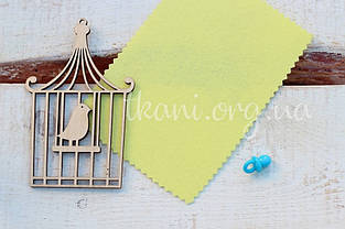 Фетр корейський жорсткий 1,2 мм для рукоділля і творчості 20*30см, 818, лимонний