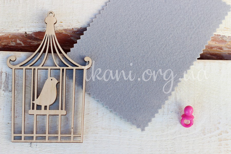 Фетр корейський жорсткий 1,2 мм для рукоділля і творчості 20*30см, 897, сірий, фото 1